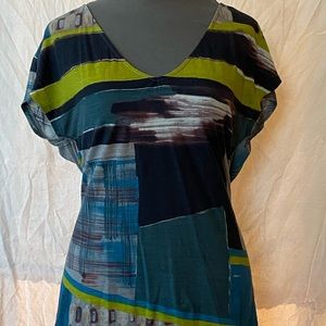 Anthropologie Deletta Asymmetrical Top EUC Sz M
